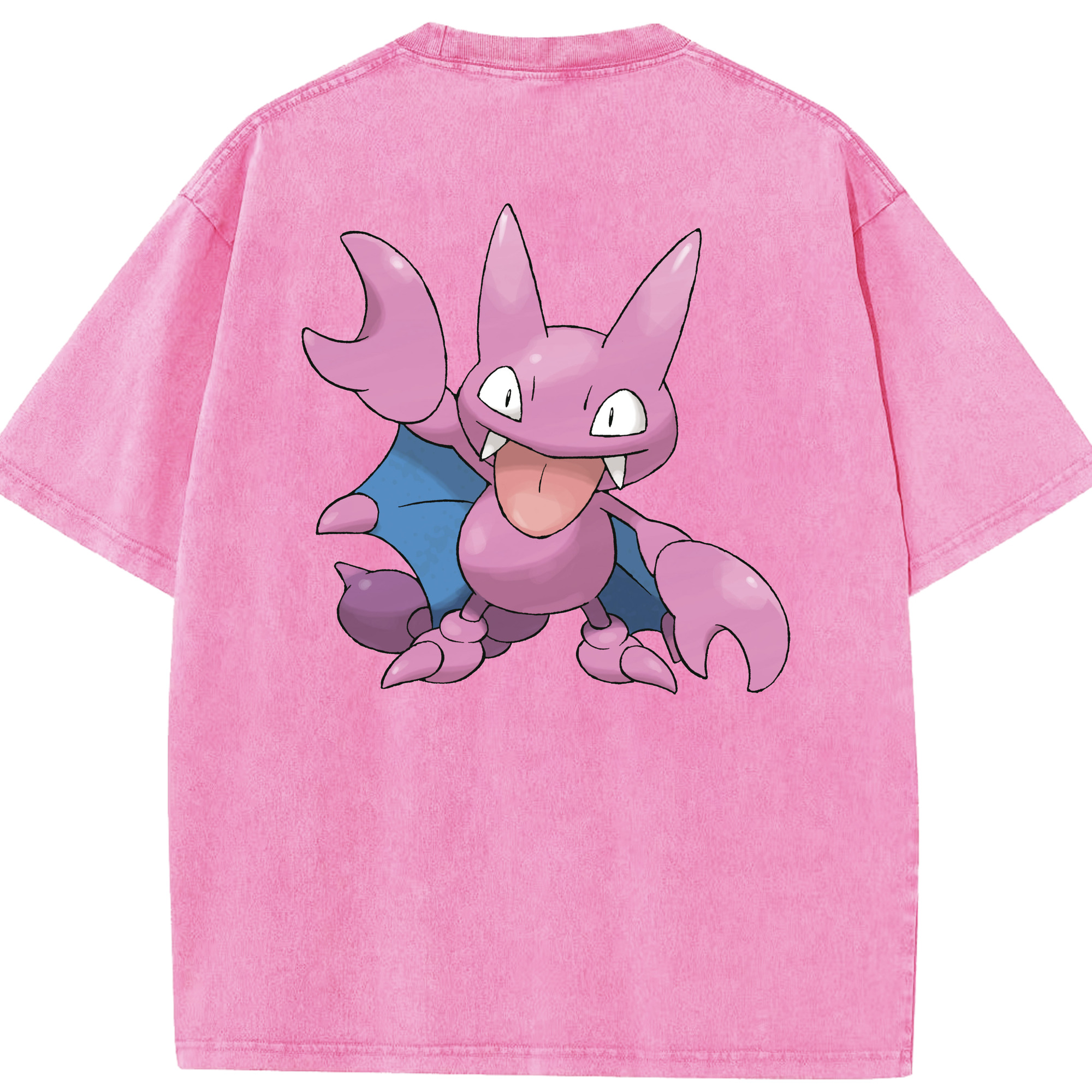 （画像用） ポケットモンスター Pokémon 綿100% ヴィンテージ風 半袖Tシャツ（背面プリント）